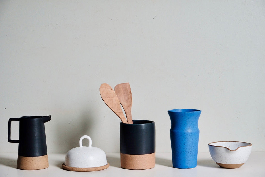 Tall Wide-Opening Vase