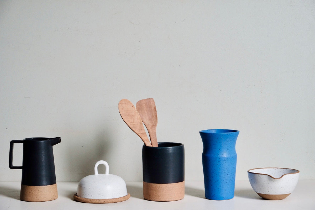 Tall Wide-Opening Vase