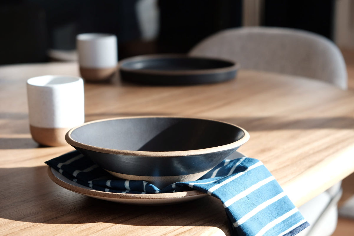 Shallow Ceramic Pasta Bowl