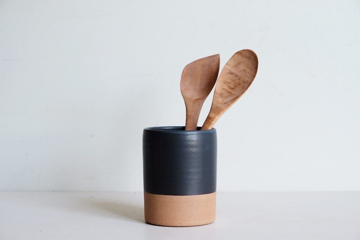 Handmade Ceramic Utensil Holder
