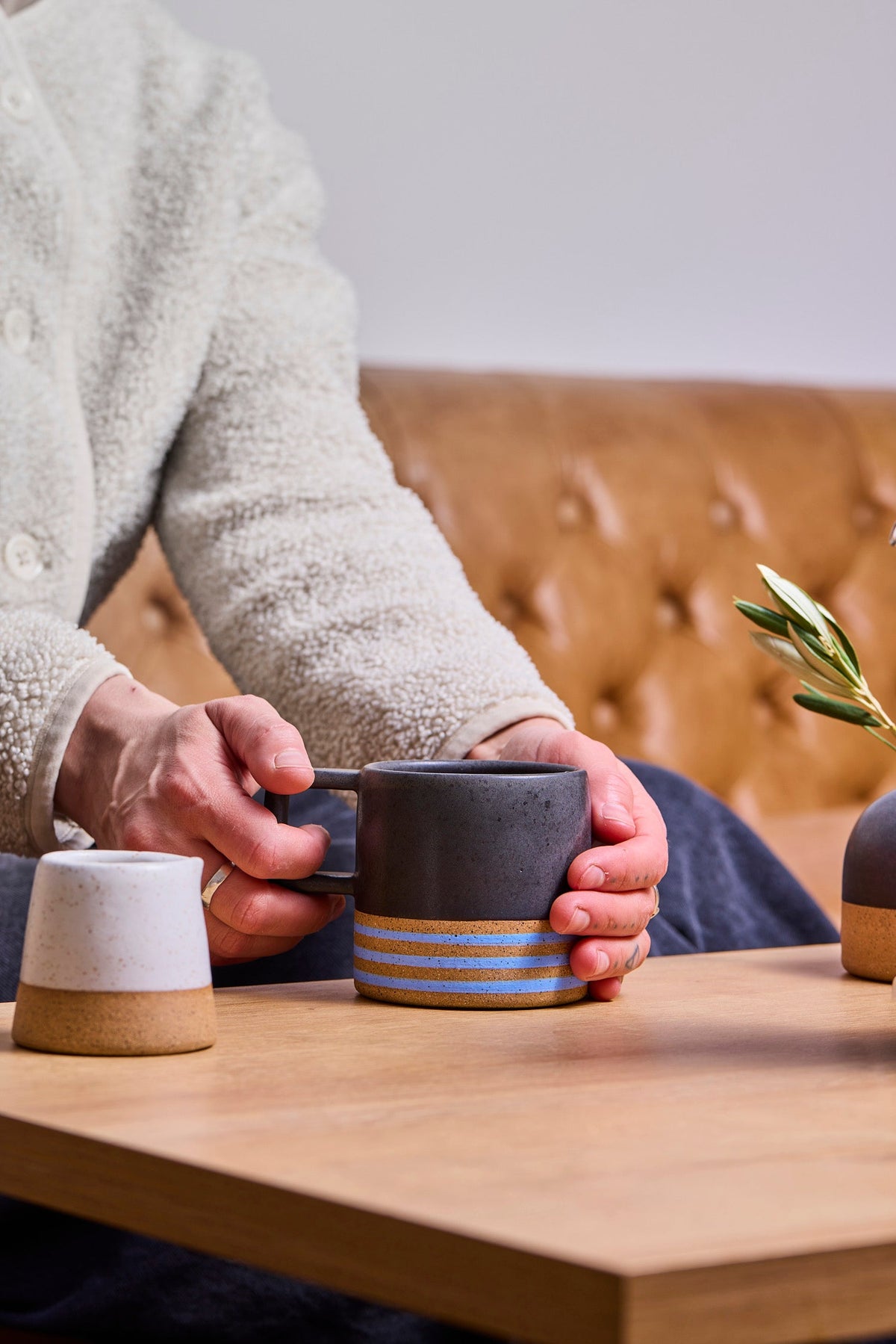 10 oz Mug with Square Handle