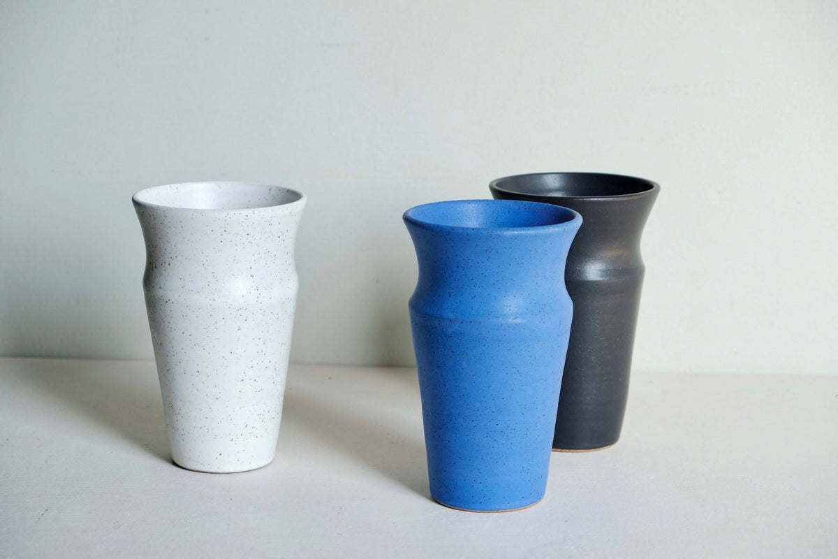 Tall Wide-Opening Vase