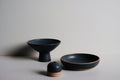 3-Piece Serving Dish, Pedestal Bowl & Bud Vase Set