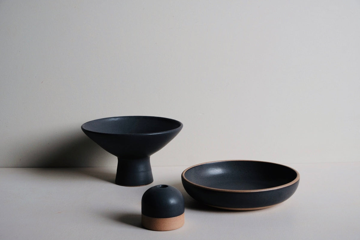 3-Piece Serving Dish, Pedestal Bowl & Bud Vase Set
