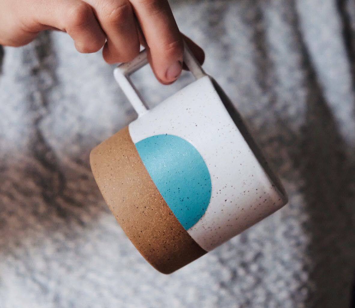 10 oz Mug with Square Handle