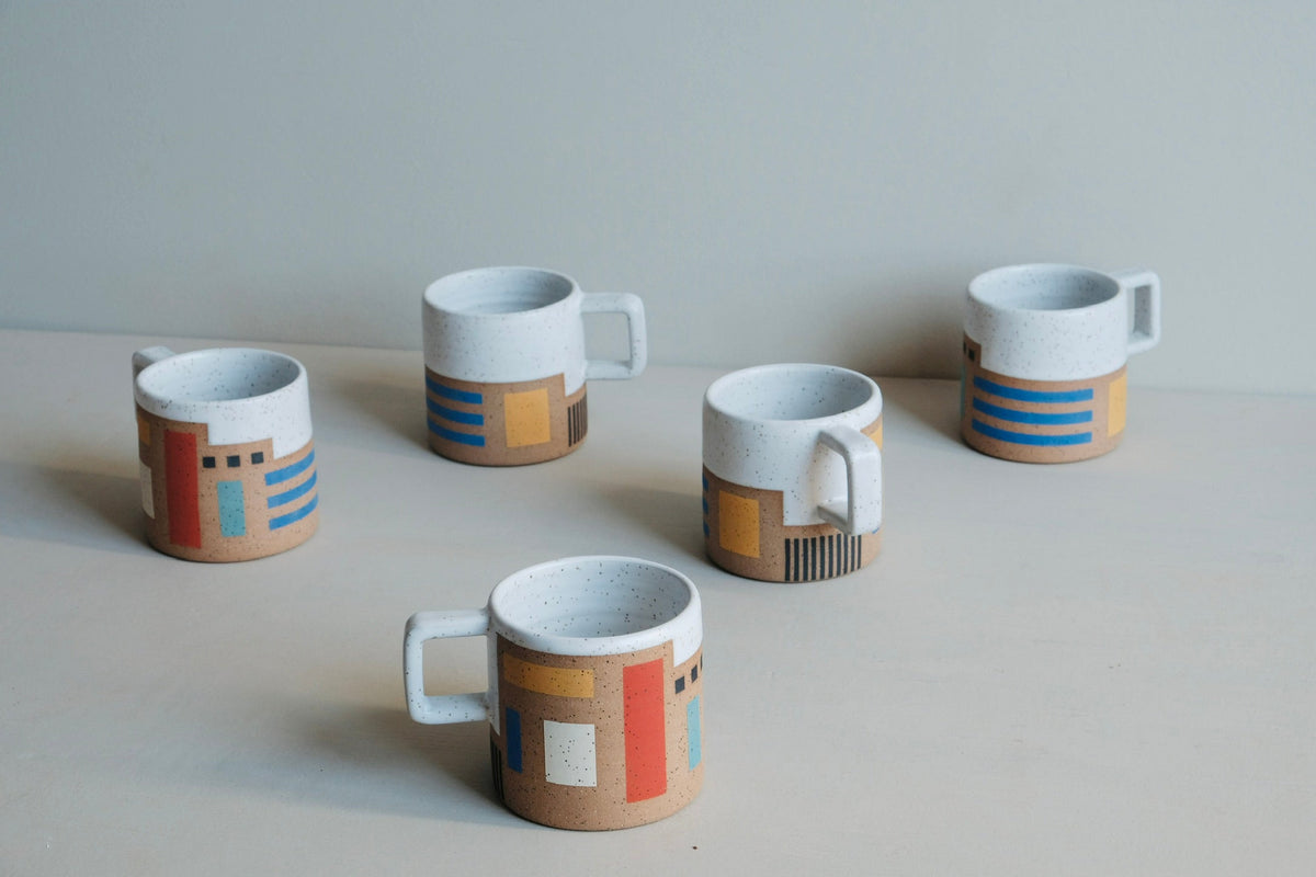 10 oz Mug with Square Handle