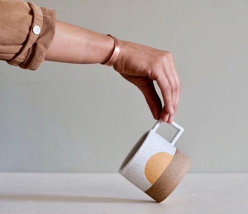 10 oz Mug with Square Handle