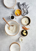 Large Ceramic Mixing Bowl with Pouring Lip